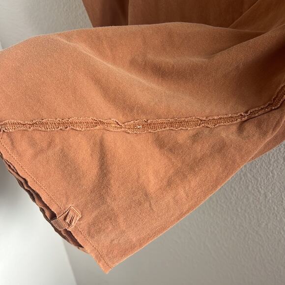 NWT Free People We the Free Dani Oversized T-Shirt Crush Blush Distressed Small - Picture 7 of 9